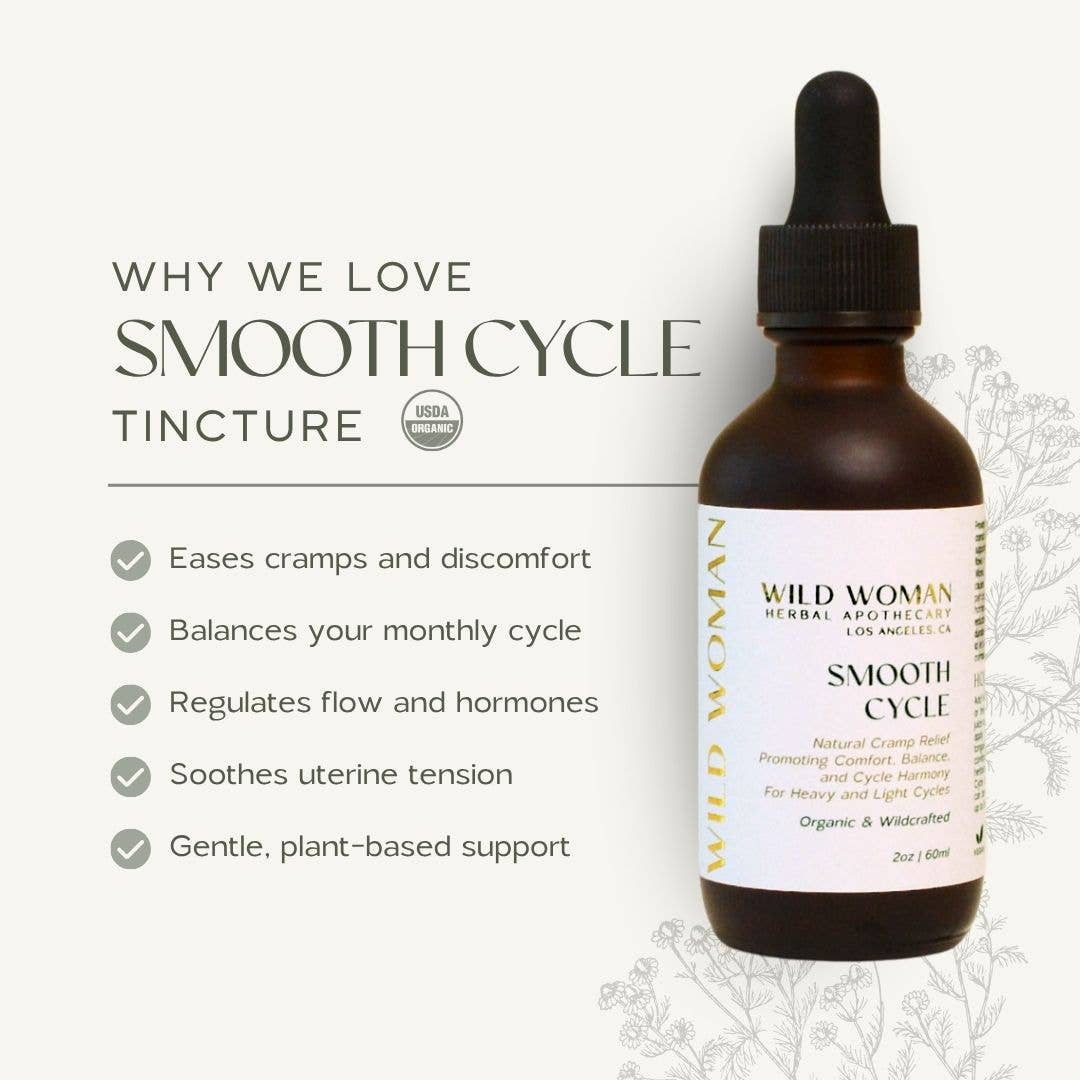 Smooth Cycle | Period & Cramp Support | Herbal Tincture
