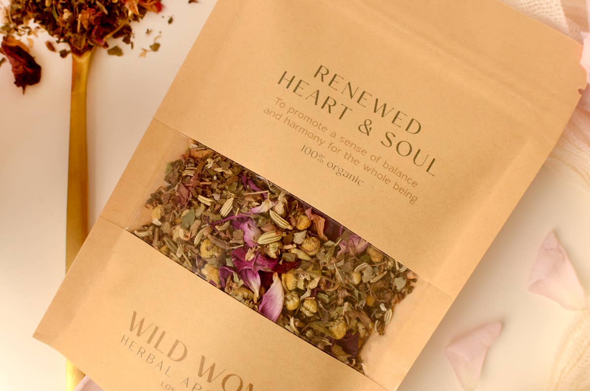 Renewed Heart & Soul Herbal Tea | Adaptogenic Stress Support