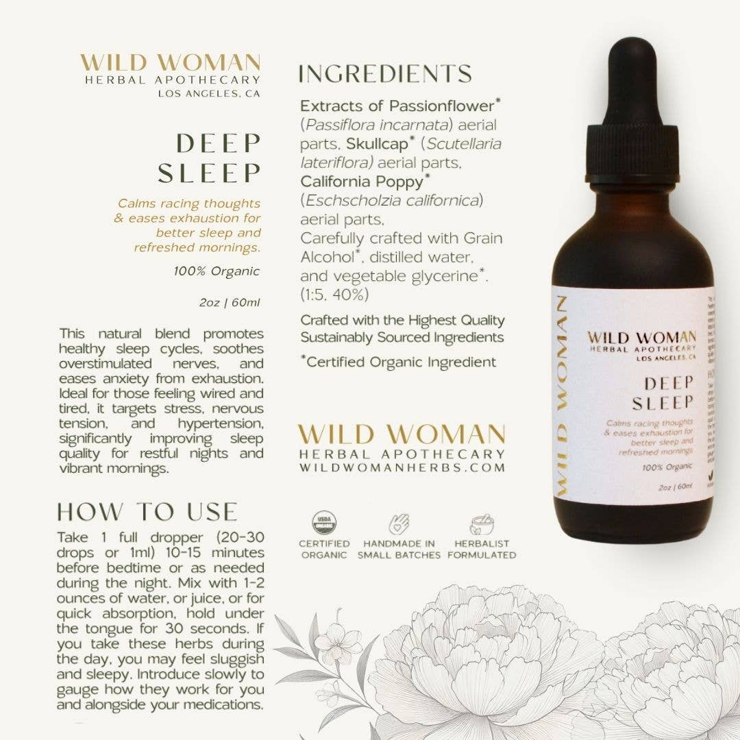 Deep Sleep | Sleep & Nervous System Support | Tincture