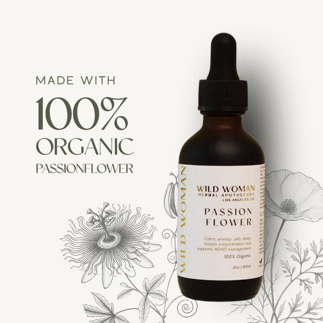 Passionflower | Calm Focus & Anxiety Support | Tincture