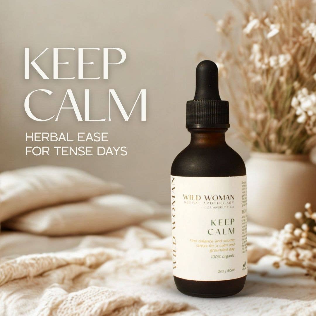 Keep Calm | Stress & Nervous System Support Herbal Tincture