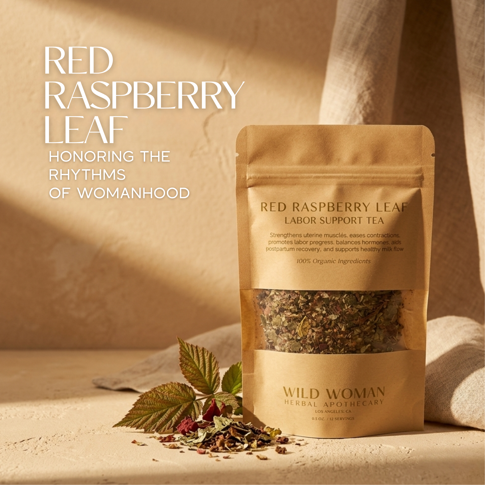 Red Raspberry Leaf | Pregnancy & Labor Support | Herbal Tea