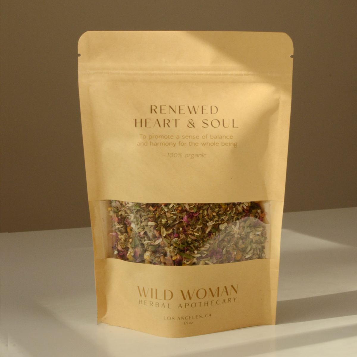 Renewed Heart & Soul Herbal Tea | Adaptogenic Stress Support