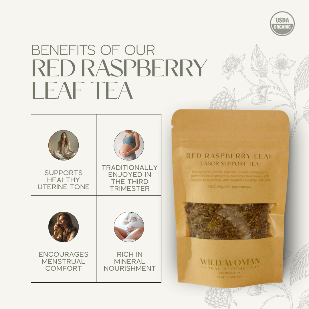 Red Raspberry Leaf | Pregnancy & Labor Support | Herbal Tea