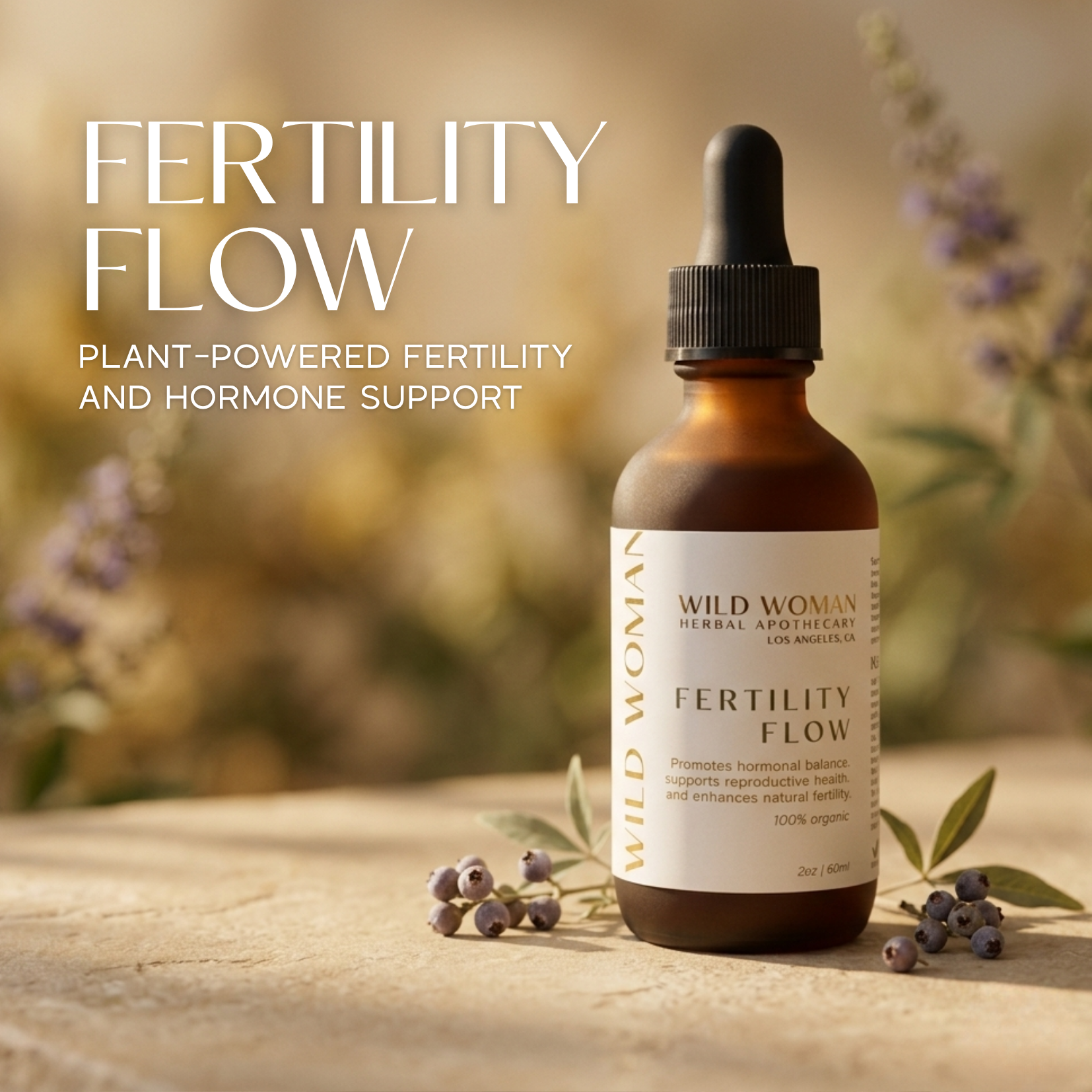 Fertility Flow | Ovulation & Cycle Balance | Herbal Tincture