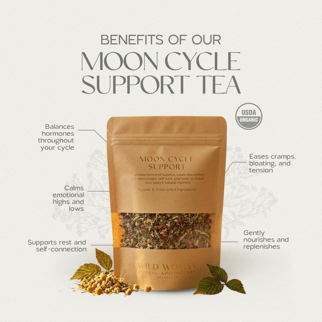 Moon Cycle Support | PMS & Menstrual Comfort | Herbal Tea