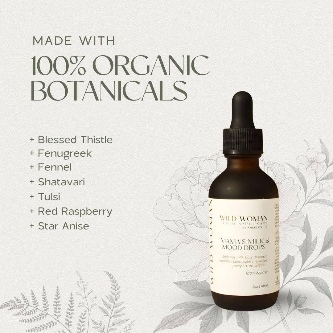 Mama's Milk & Mood Drops | Nursing & Nervous System Support