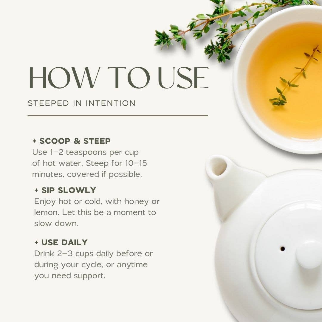 Moon Cycle Support | PMS & Menstrual Comfort | Herbal Tea